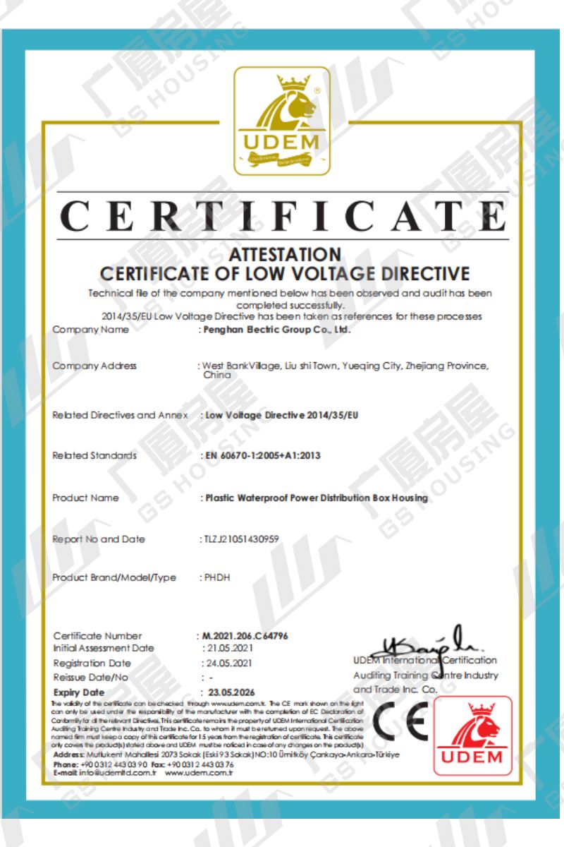 CE – Low Voltage Directive