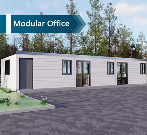Australia modular office building exterior with modern single-storey design for project sites