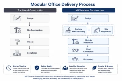 Modular building design flowchart.