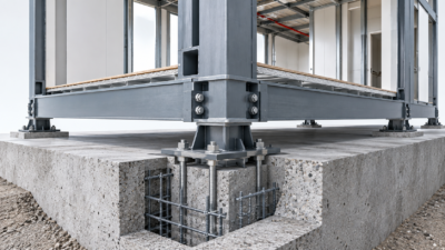 Inspection of modular building connection and foundation interface details