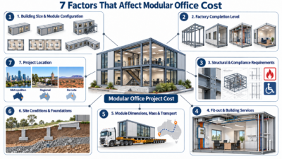 Seven project factors that can affect modular office cost in Australia